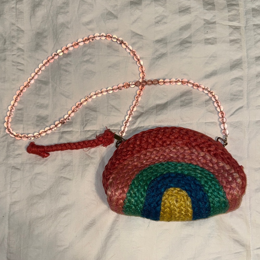 Crewcuts Pink Rainbow Kids Bag